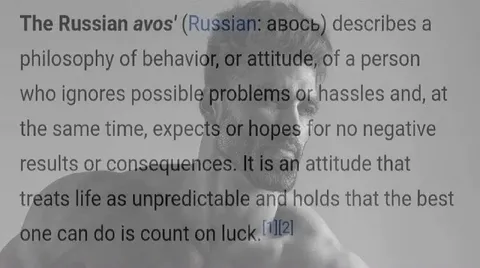 Russian Avos Philosophy