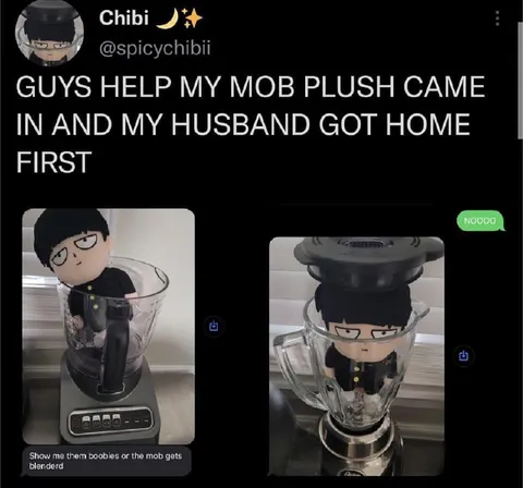 Mob Plush Gets Blended