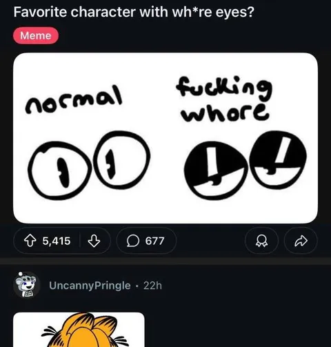 Favorite Character with Whore Eyes