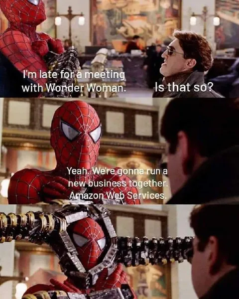 Spider-Man Amazon Web Services Joke