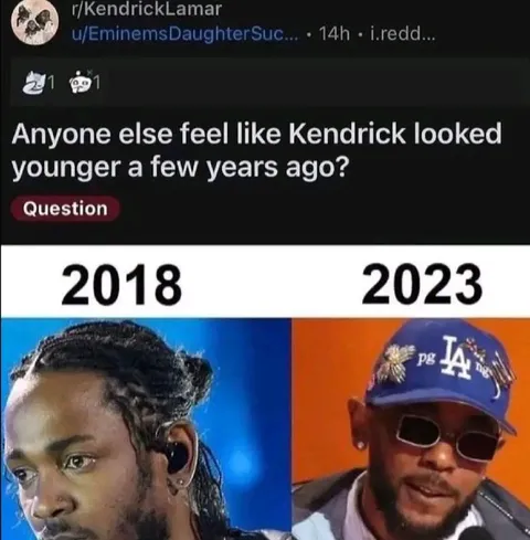 Kendrick Looked Younger in 2018