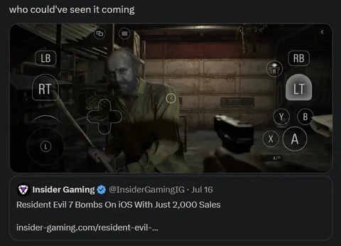 Resident Evil 7 iOS Launch Disaster