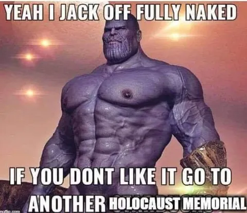 Thanos Fully Naked Threat