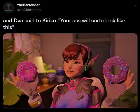 D.Va Explains Kiriko's Butt