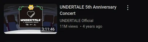 Undertale 5th Anniversary Concert