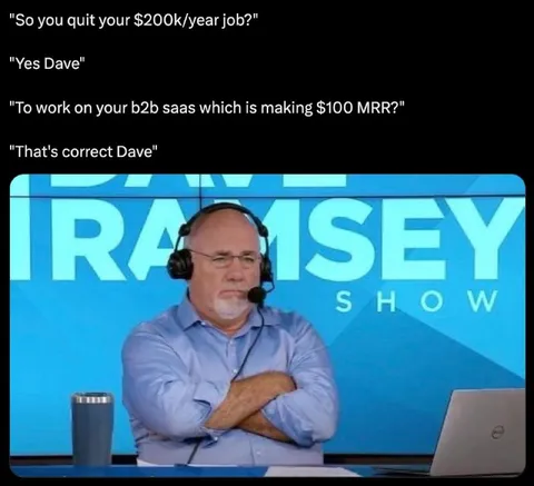 Dave Ramsey Startup Reaction