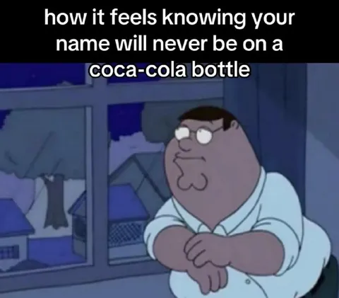 Peter Griffin Coca-Cola Bottle Regret