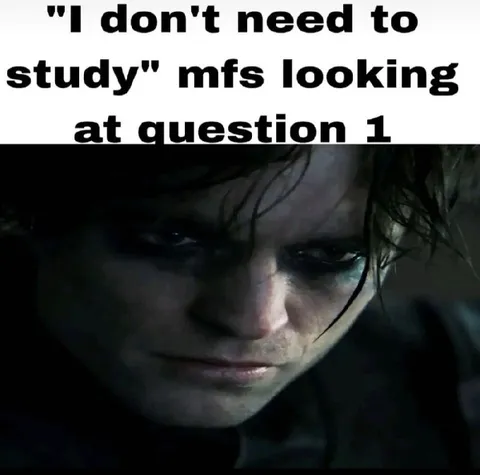 Joker Looking at Question One