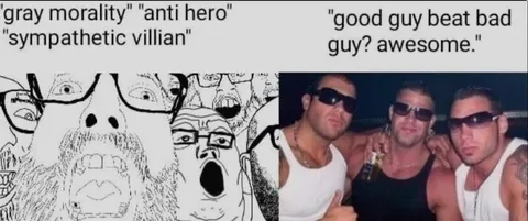 Good Guy Beats Bad Guy