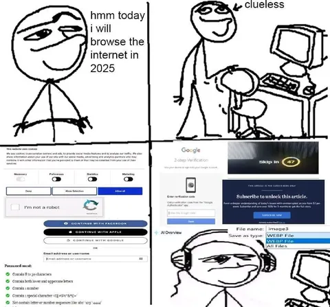 Browsing the Internet in 2025