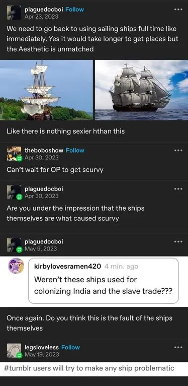 Sailing Ships Caused Scurvy