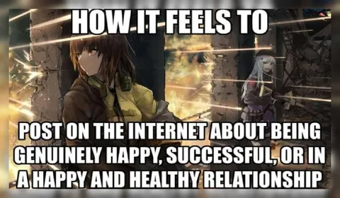 Posting About Being Happy