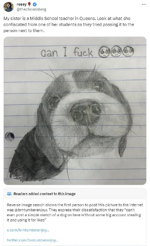 Can I Fuck Dog Drawing