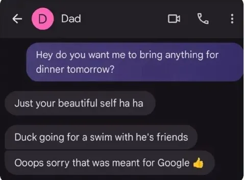 Dad Sends the Wrong Reply