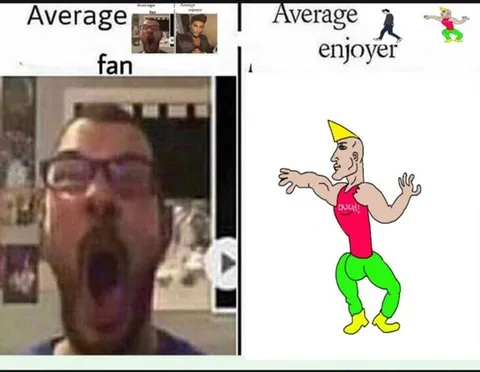 Average Fan vs Average Enjoyer