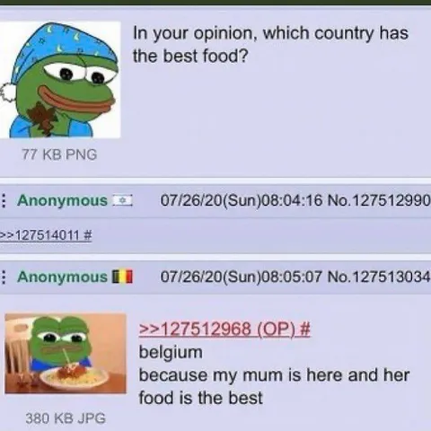 Pepe Says Belgium Has the Best Food