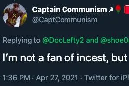 I'm Not a Fan of Incest