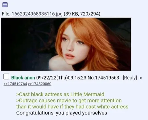 Little Mermaid Casting Backfires