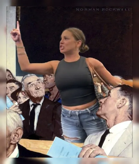 Woman Interrupts the Jury