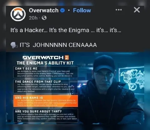 John Cena Enigma Ability Kit