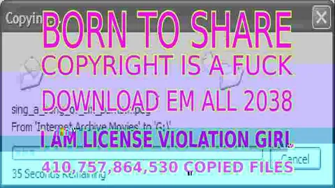 Born to Share Copyright Meme