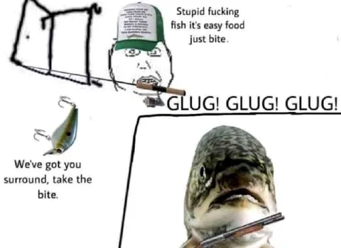 Stupid Fish Takes the Bait