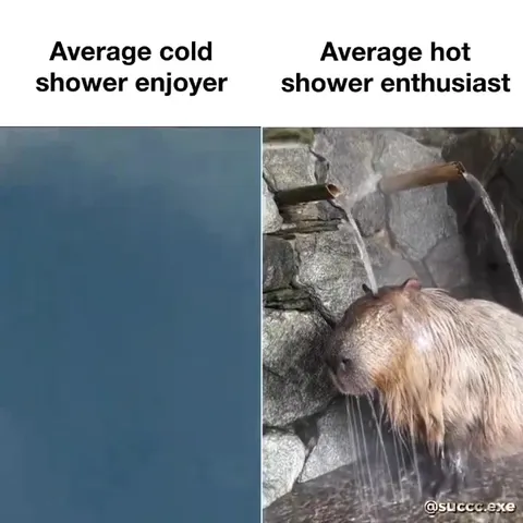 Cold Shower Versus Hot Shower