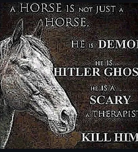 Scary Hitler Ghost Horse