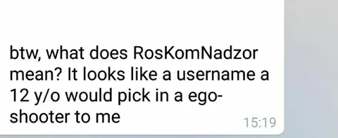 RosKomNadzor Username Joke