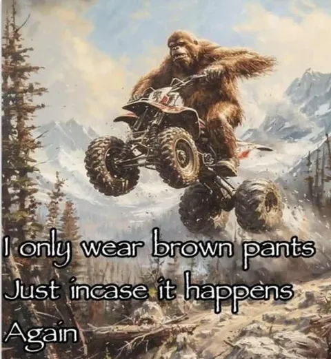 Bigfoot Wears Brown Pants