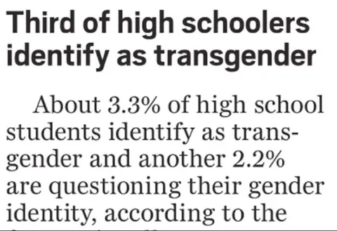 Third of High Schoolers