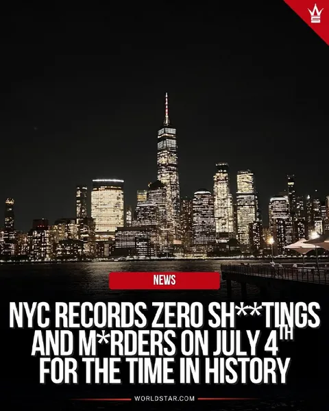 NYC Zero Shootings on July 4th