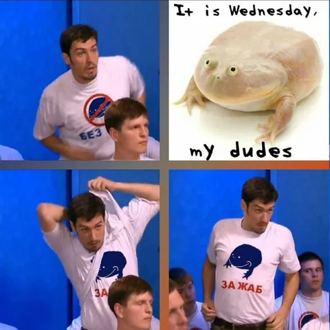 It Is Wednesday, My Dudes