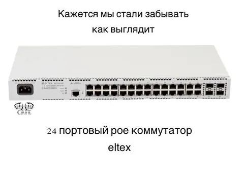 Как выглядит 24-портовый коммутатор
