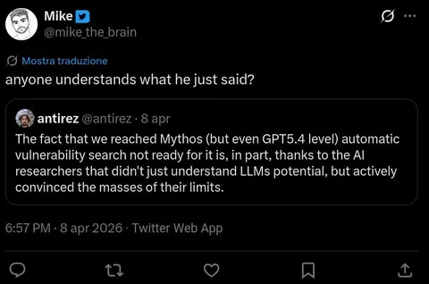 Anyone Understands What He Said