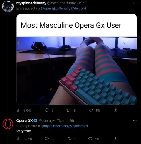 Most Masculine Opera GX User