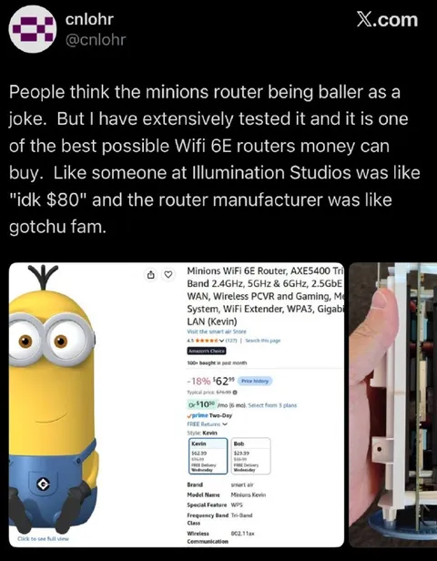 Minions WiFi Router Actually Works