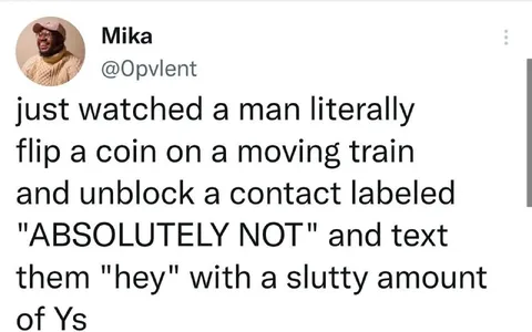 Absolutely Not Contact Text