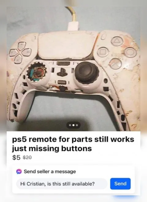PS5 Controller Missing Buttons