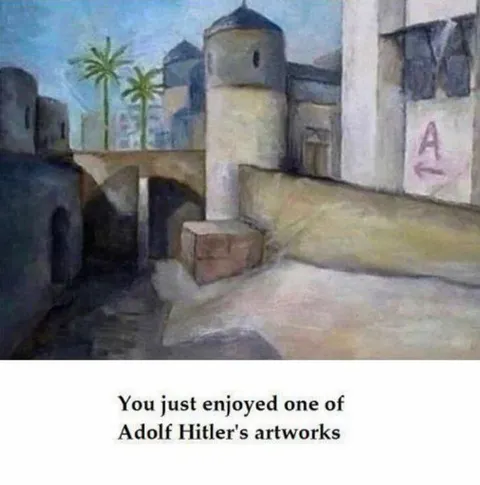 Hitler's Artwork Reaction