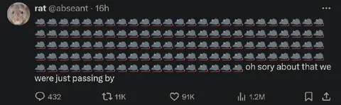 Rat Parade Passing By