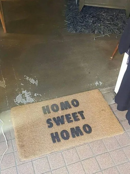 Homo Sweet Homo Doormat