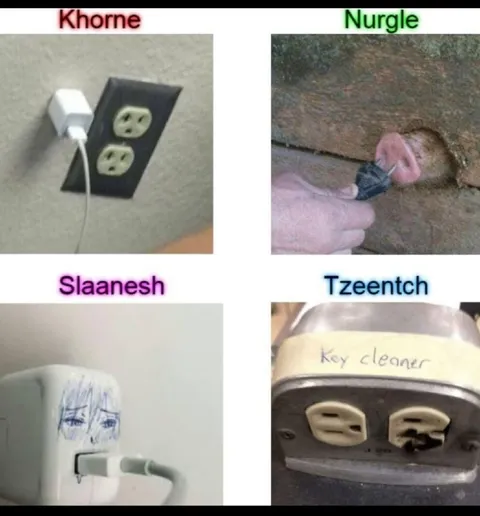 Chaos Gods Electrical Outlets