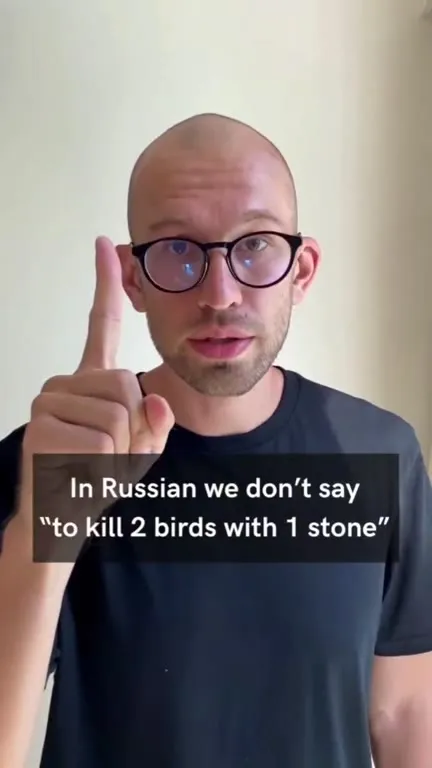 How Russians Say Kill Two Birds