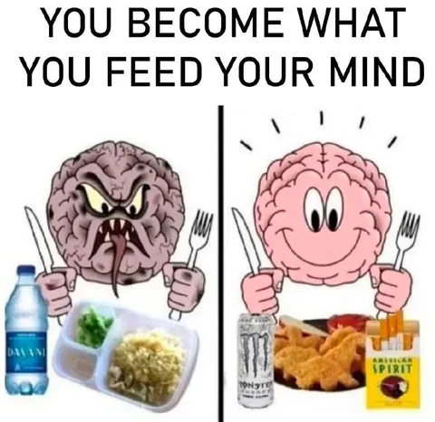 You Become What You Feed Your Mind