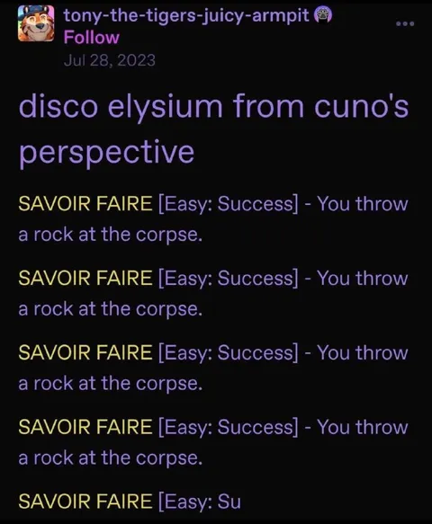 Disco Elysium Cuno Perspective