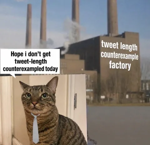 Tweet-Length Counterexample Factory