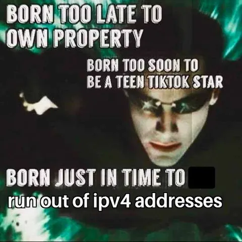 Born Just in Time for IPv4