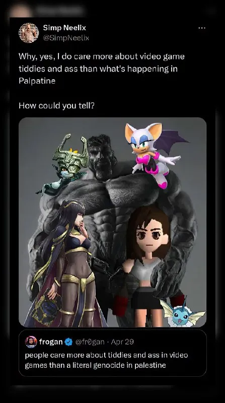 Video Game Priorities Over Palestine