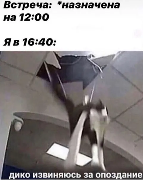Опоздание на встречу